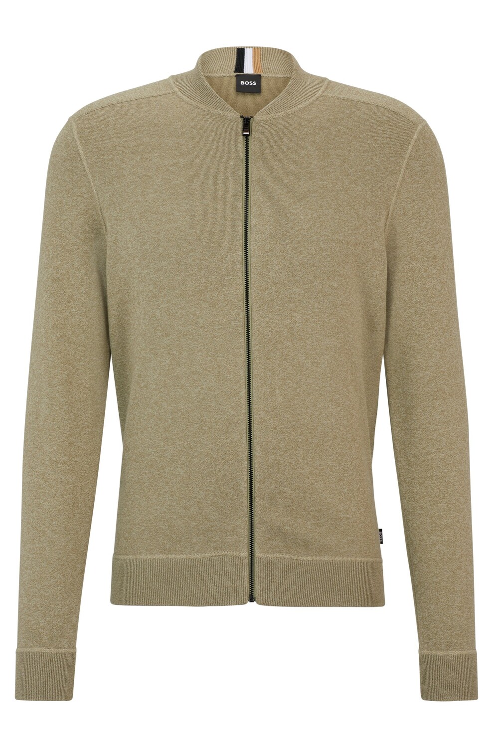 

Кардиган Boss Regular-fit Bomber In Virgin Wool, светло-зеленый