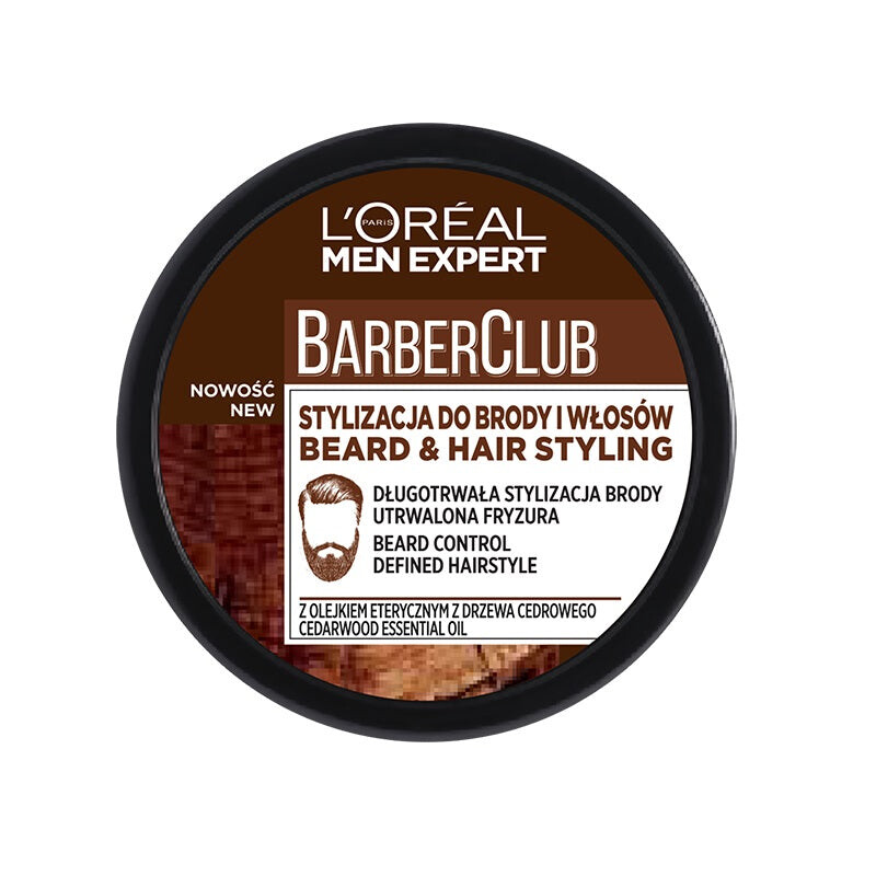 

L'Oreal Paris Крем для укладки бороды и волос Men Expert Barber Club 75мл