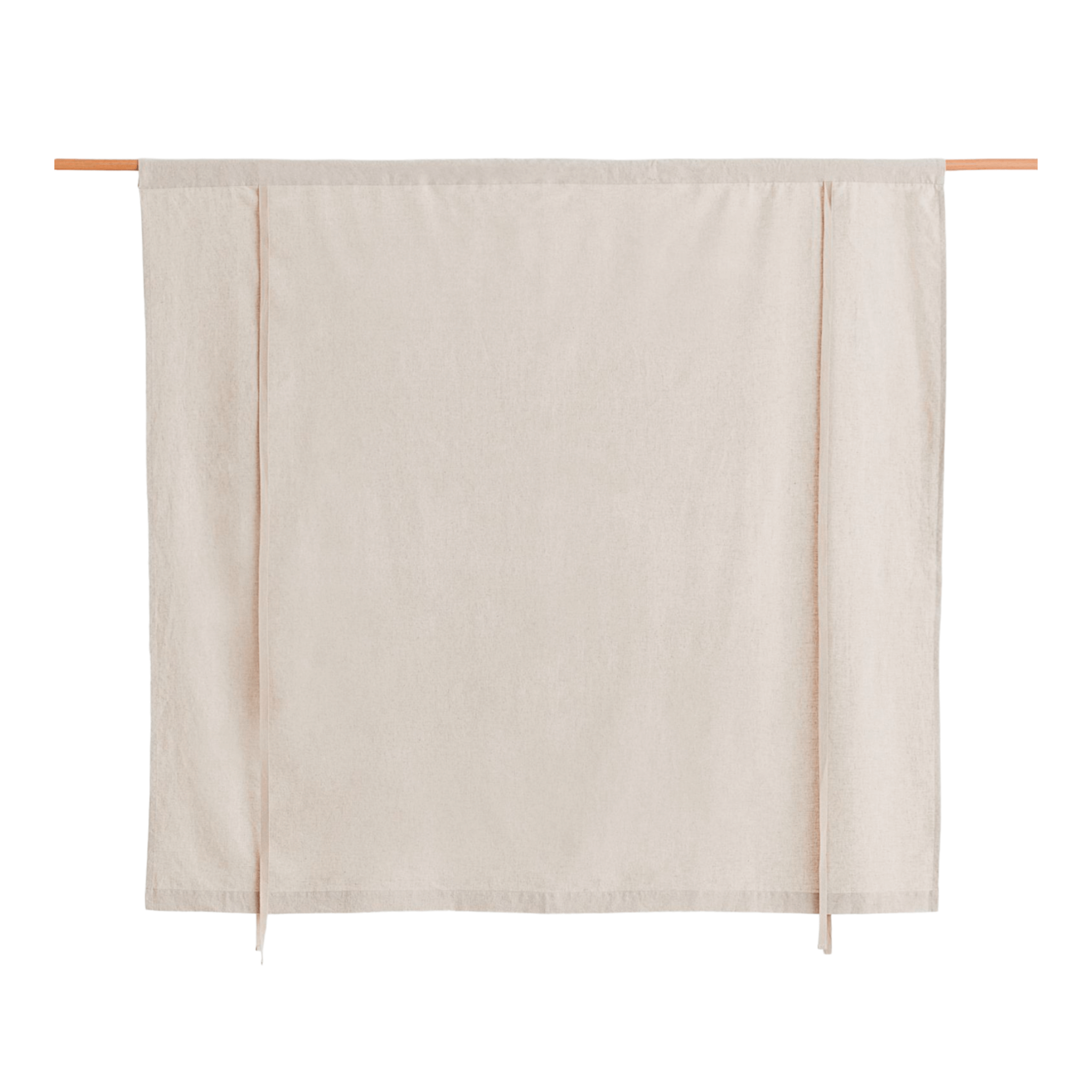 Шторы H&M Home Linen-blend Roll-up, светло-бежевый - фото