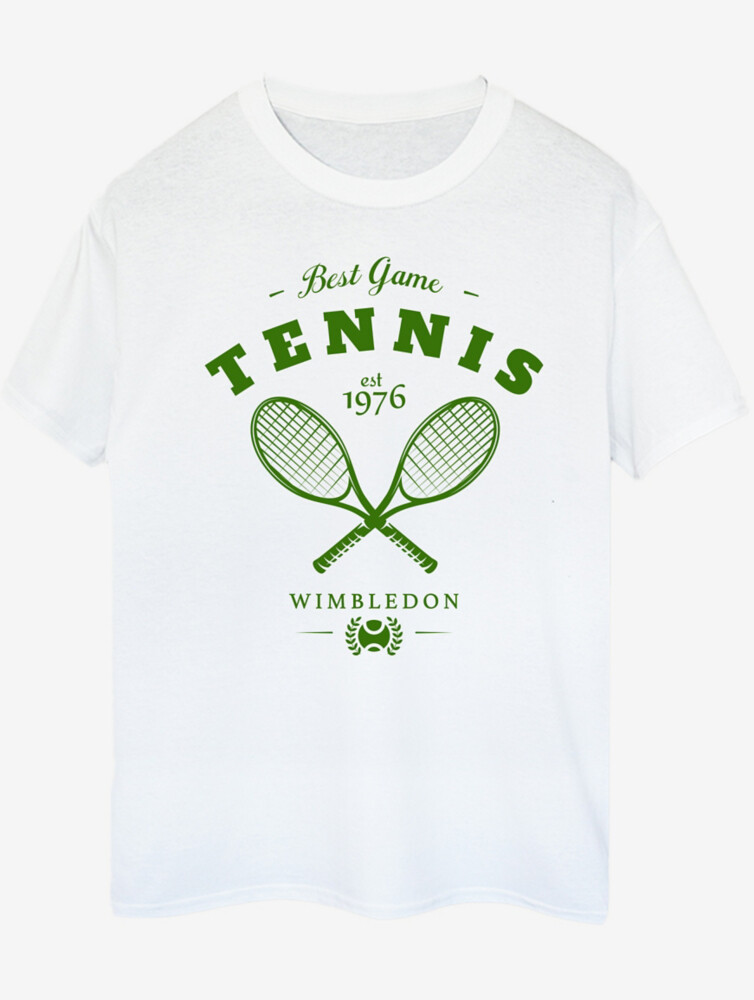 

Белая футболка с принтом для взрослых NW2 Tennis Slogan George., белый