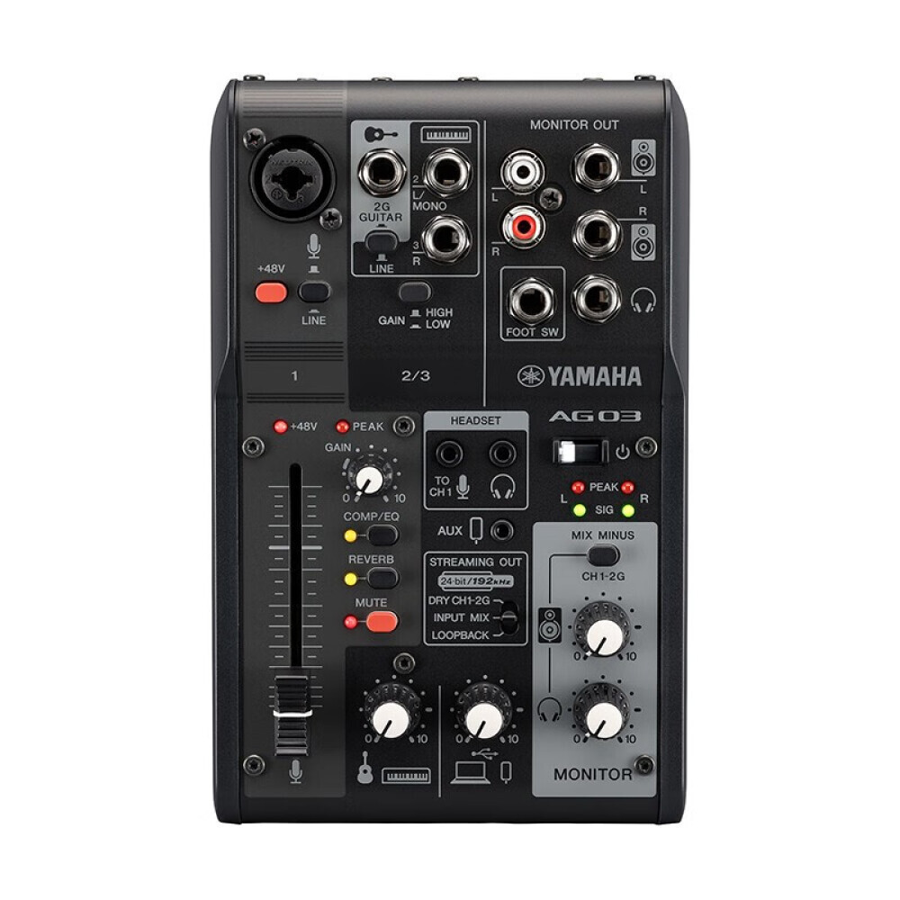 

Микшер Yamaha AG03 MK2, черный