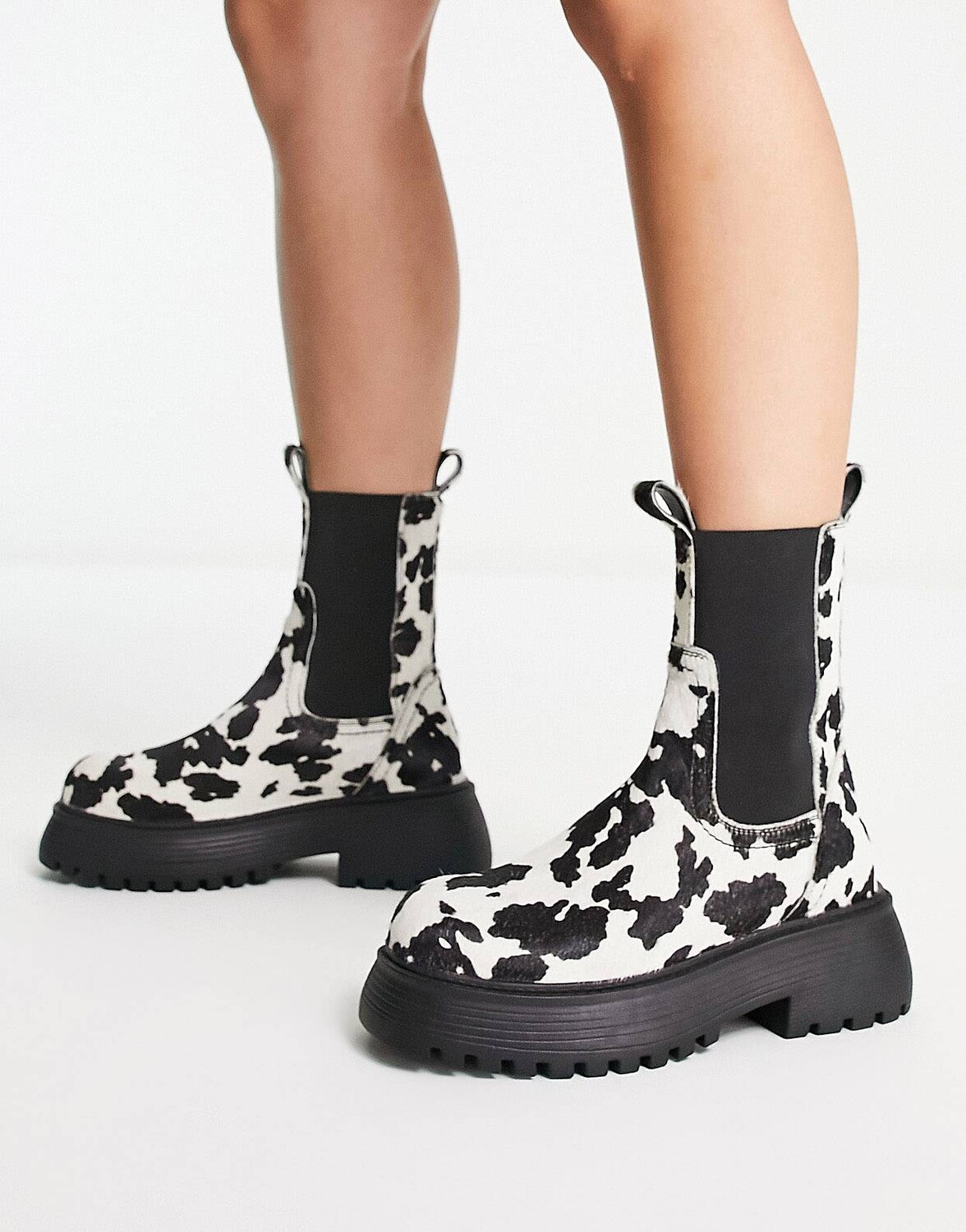

Черные кожаные ботинки челси ASOS DESIGN Adelaide, Черный