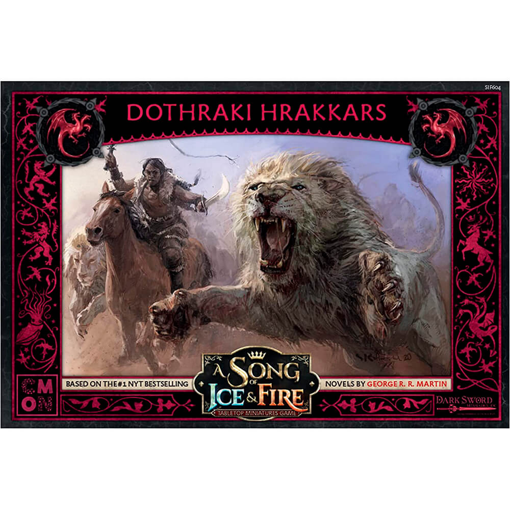 Дополнительный набор к CMON A Song of Ice and Fire Tabletop Miniatures Game, Dothraki Hrakkars a song of ice and fire