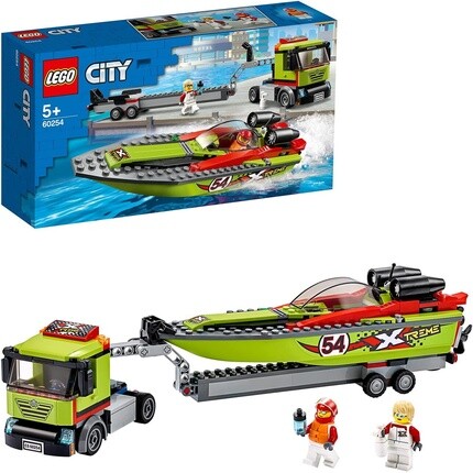 

Конструктор Lego 60254 City скоростная лодка и транспортер