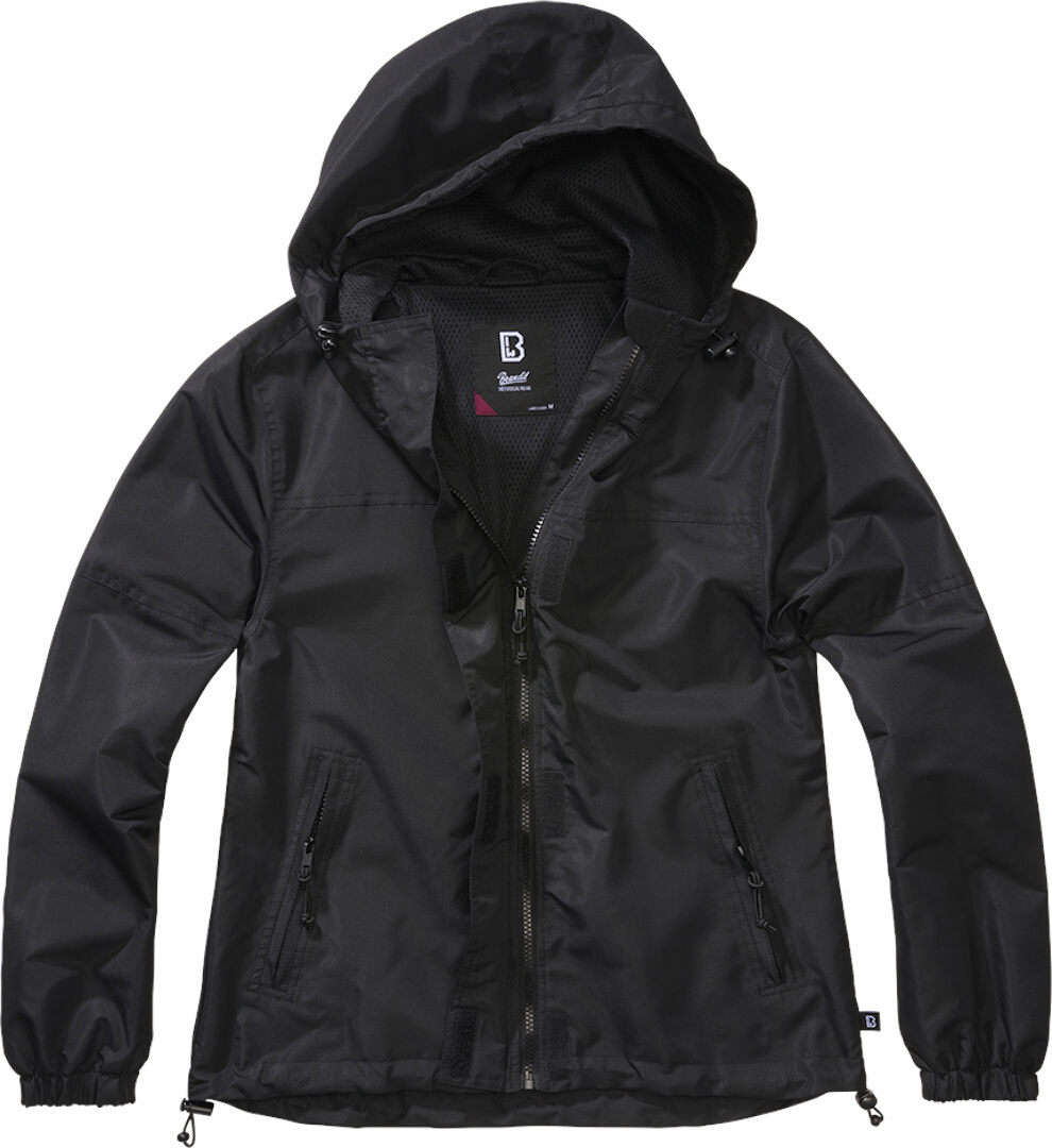 Женская куртка Brandit Summer Windbreaker с капюшоном, черный 2311 куртка женская черный pang million