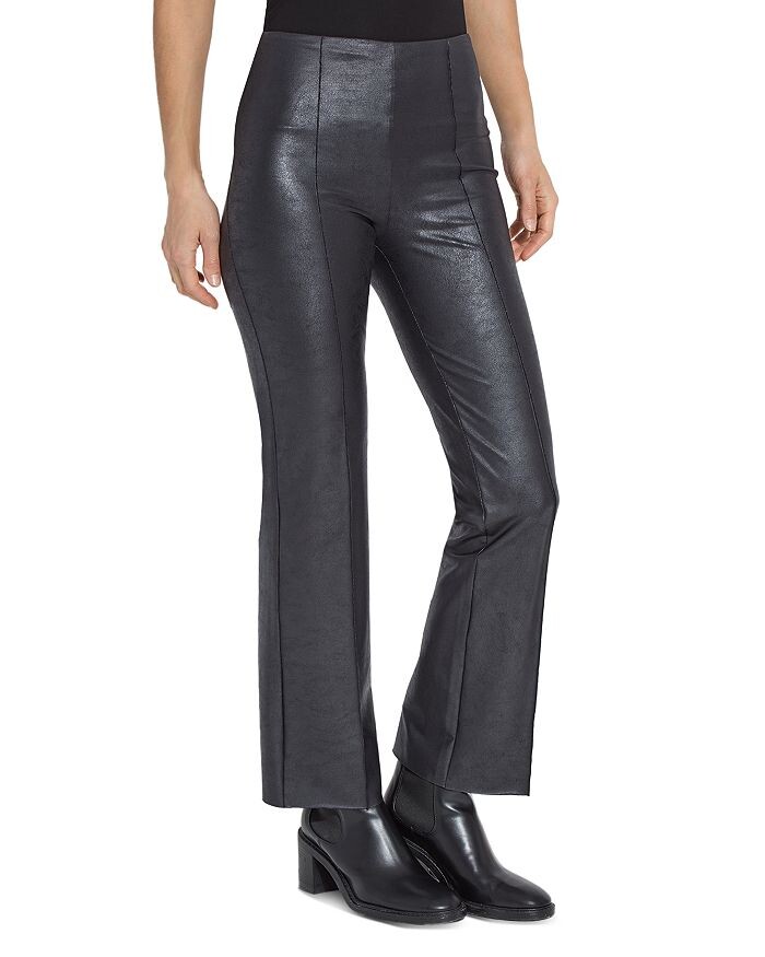 

Брюки Lyssé Elysse из фольгированной искусственной кожи Bootcut, черный