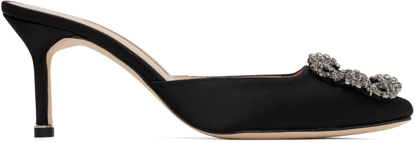 

Черные босоножки на каблуке Hangisimuca Manolo Blahnik