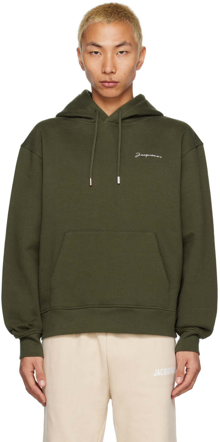 

Худи Le Papier цвета хаки 'Le Sweatshirt Brodé' Jacquemus