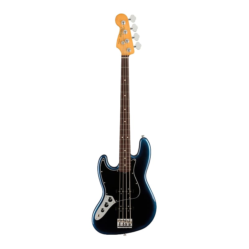 цена Fender American Professional II 4-String Jazz Bass (левая рука, гриф из палисандра, Dark Night) Fender American Professional II 4-String Jazz Bass (Left-Hand, Dark Night)