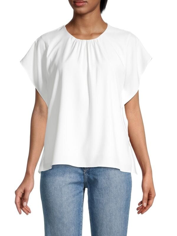 

Топ Calvin Klein однотонный, белый