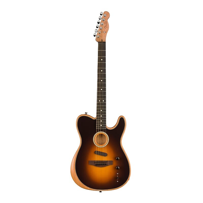 

6-струнная акустическая гитара Fender Acoustasonic Player Telecaster (правая рука, Shadow Burst) Fender Acoustasonic Player Telecaster 6-String Acoustic Guitar (Shadow Burst)