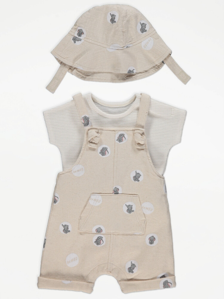 

Комбинезон Disney Dumbo Dungarees и шляпа George.