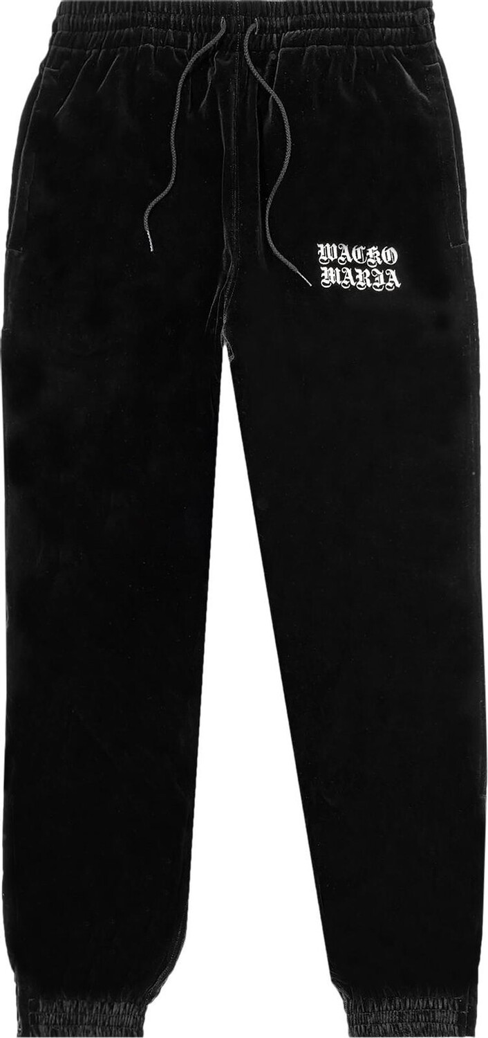 

Брюки Wacko Maria Velvet Pants 'Black', черный
