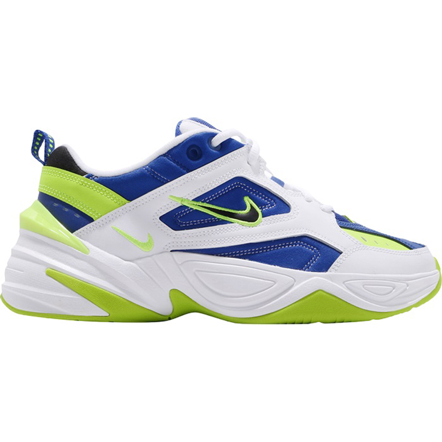 Кроссовки Nike M2K Tekno 'Volt Racer Blue', белый/зеленый/мультиколор
