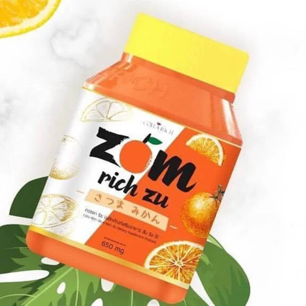 

Пищевая добавка Коллаген Насыщенный апельсин Colla Rich Zom rich zu, 30 капсул