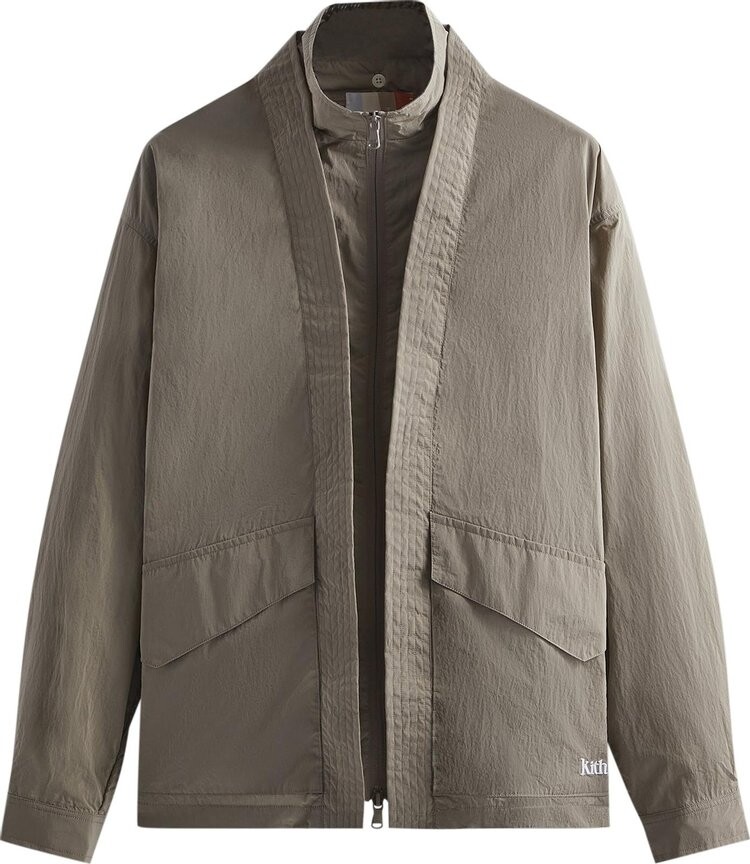 

Куртка Kith Nylon Fulton Kimono Track Jacket 'Canvas', кремовый