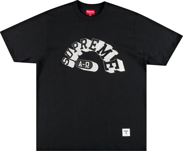 

Футболка Supreme Alpha Omega Short-Sleeve Top 'Black', черный