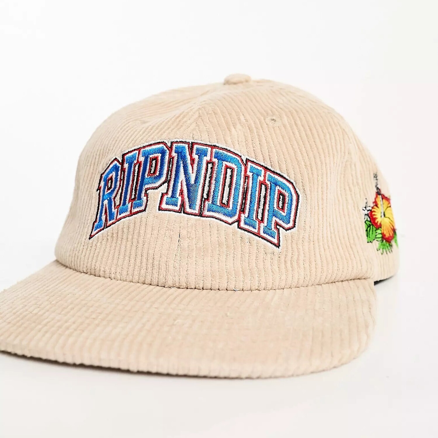 

Бейсболка Rip N Dip Corduroy Panel With Varsity Logo, бежевый