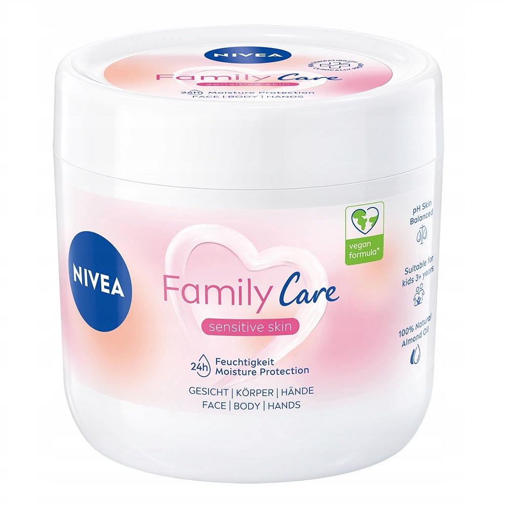 Nivea Family Care легкий увлажняющий крем для лица, тела и рук 450мл увлажняющий крем care для чувствительной кожи жен 100 мл