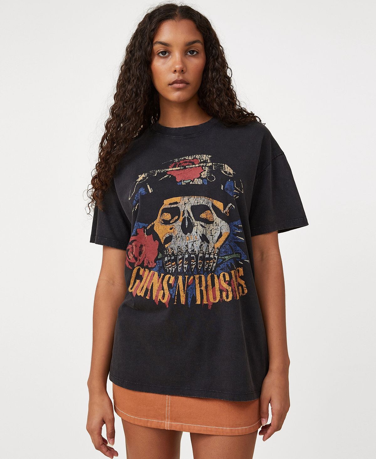 

Женская футболка boyfriend fit guns n roses COTTON ON, мульти