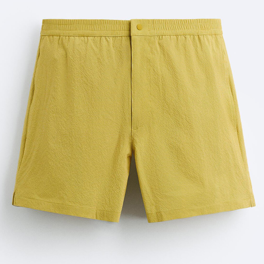 Плавательные шорты Zara Textured, желтый шорты zara faded textured небесно голубой