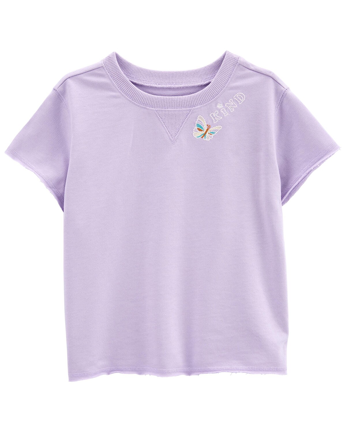 

Футболка Kid Boxy Fit из ткани френч терри Carter's, фиолетовый