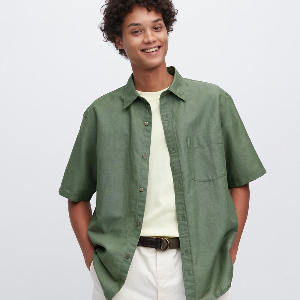 

Рубашка Uniqlo, бирюзовый