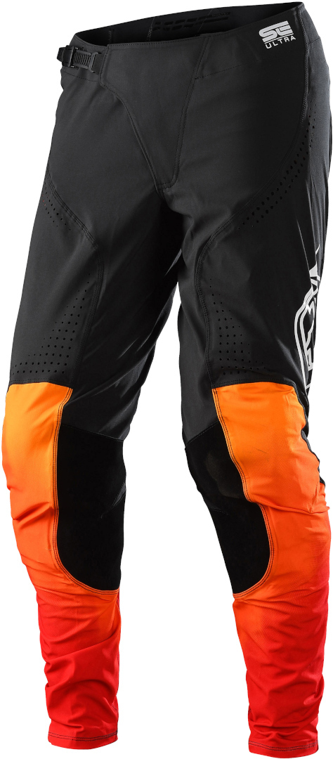 Брюки Troy Lee Designs SE Ultra Streamline Мотокросс, черно-оранжевые парик новогодний черно оранжевые волосы с рожками