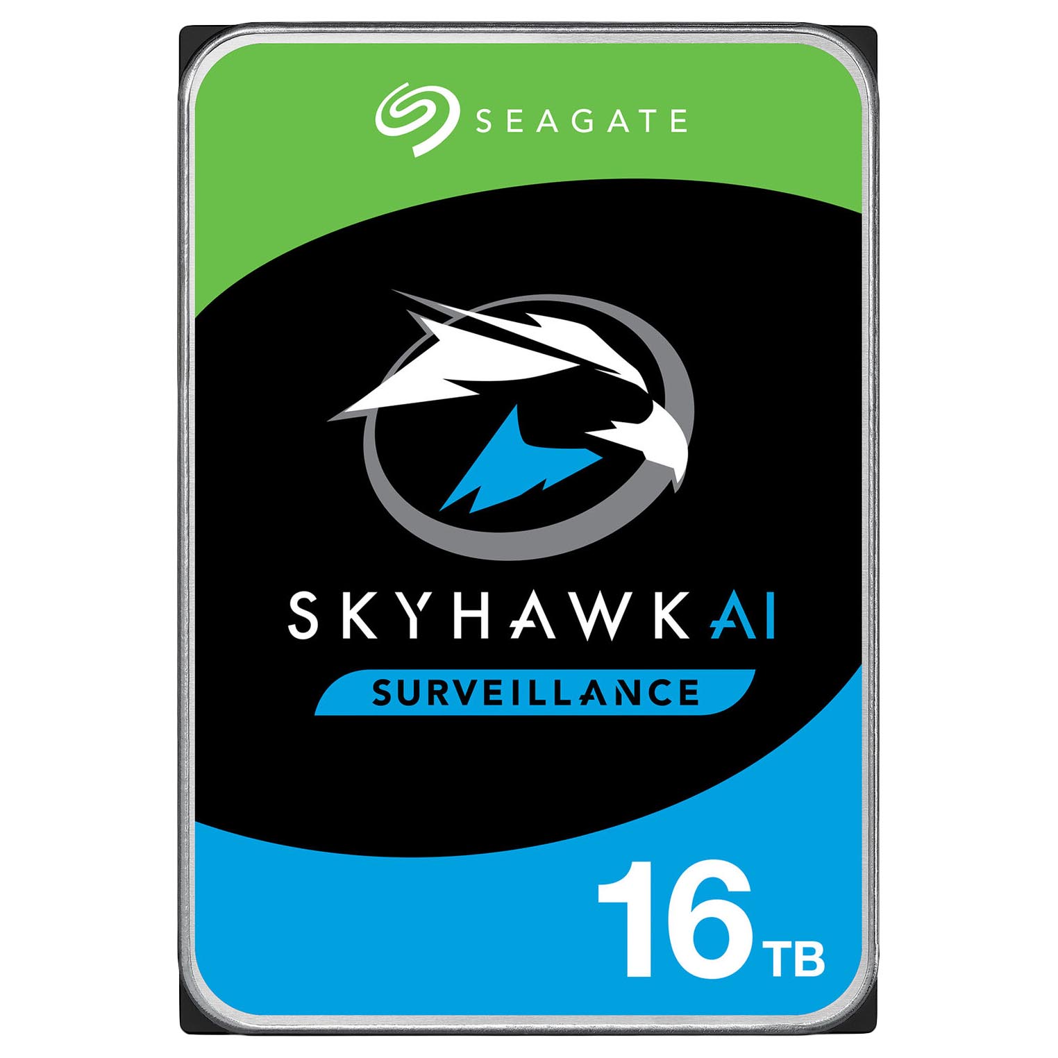 Внутренний жесткий диск Seagate SkyHawk Surveillance, ST16000VE002, 16 Тб жесткий диск seagate skyhawk ai surveillance 10 тб 3 5 st10000ve0008