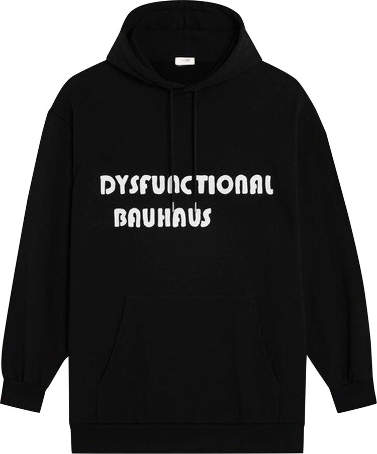 

Худи CELINE Oversized Dysfunctional Hoodie 'Black/White', черный