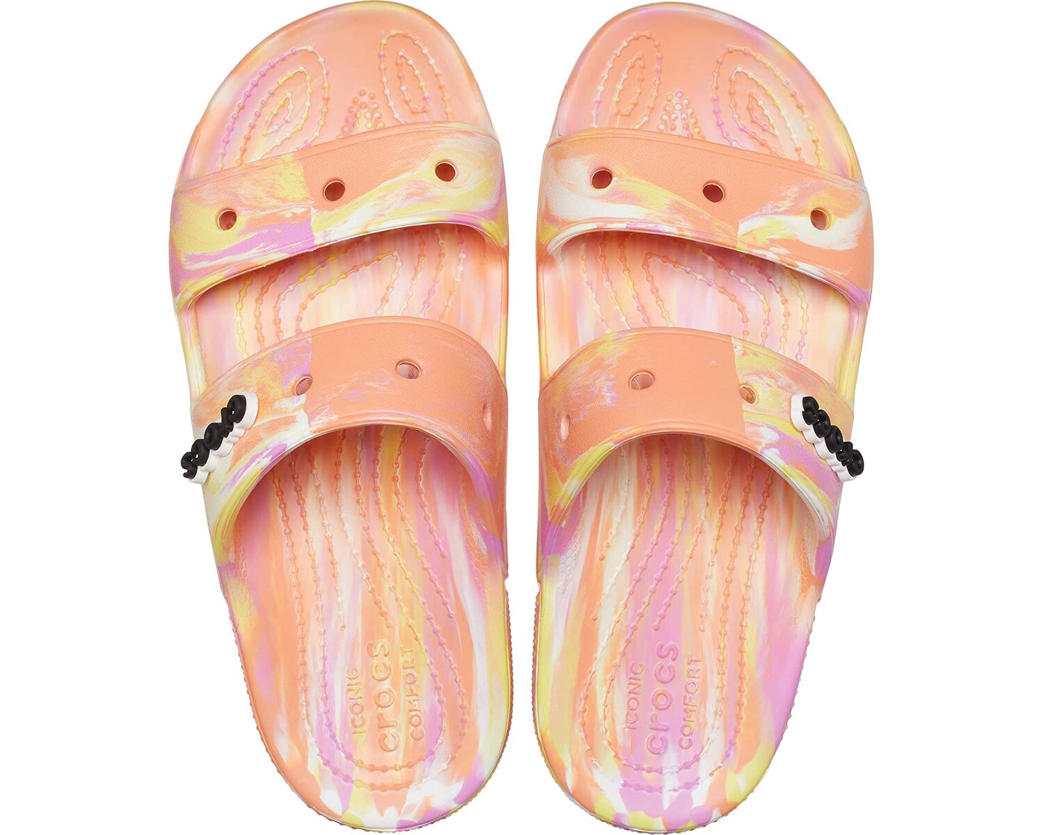 

Сандалии Classic Marbled Tie-Dye Sandal Crocs, папайя