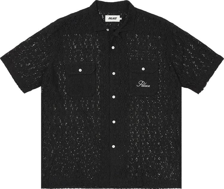 

Рубашка Palace Lace Shirt 'Black', черный