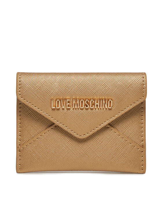 

Кошелек для монет золотого цвета Love Moschino, желтый