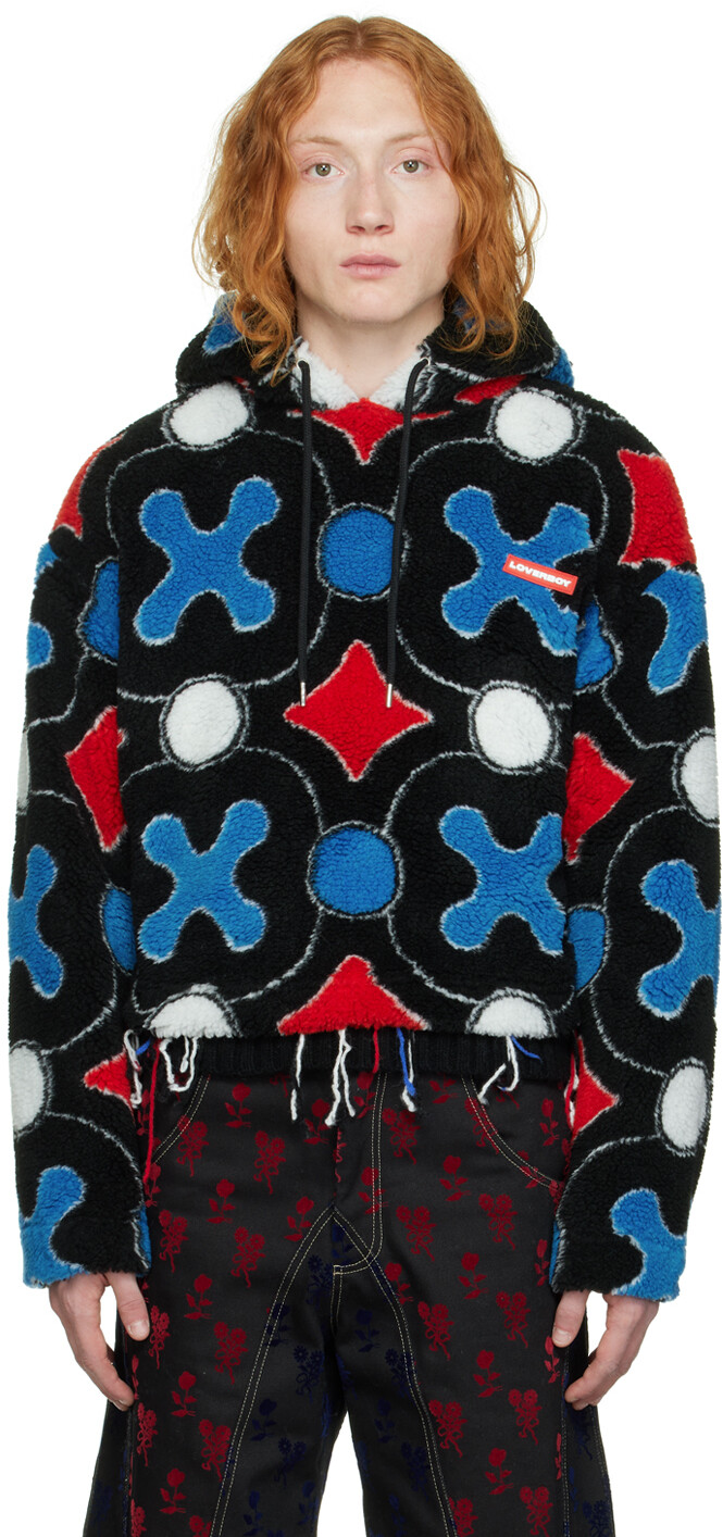 

Многоцветный звук на толстовке с капюшоном Charles Jeffrey Loverboy