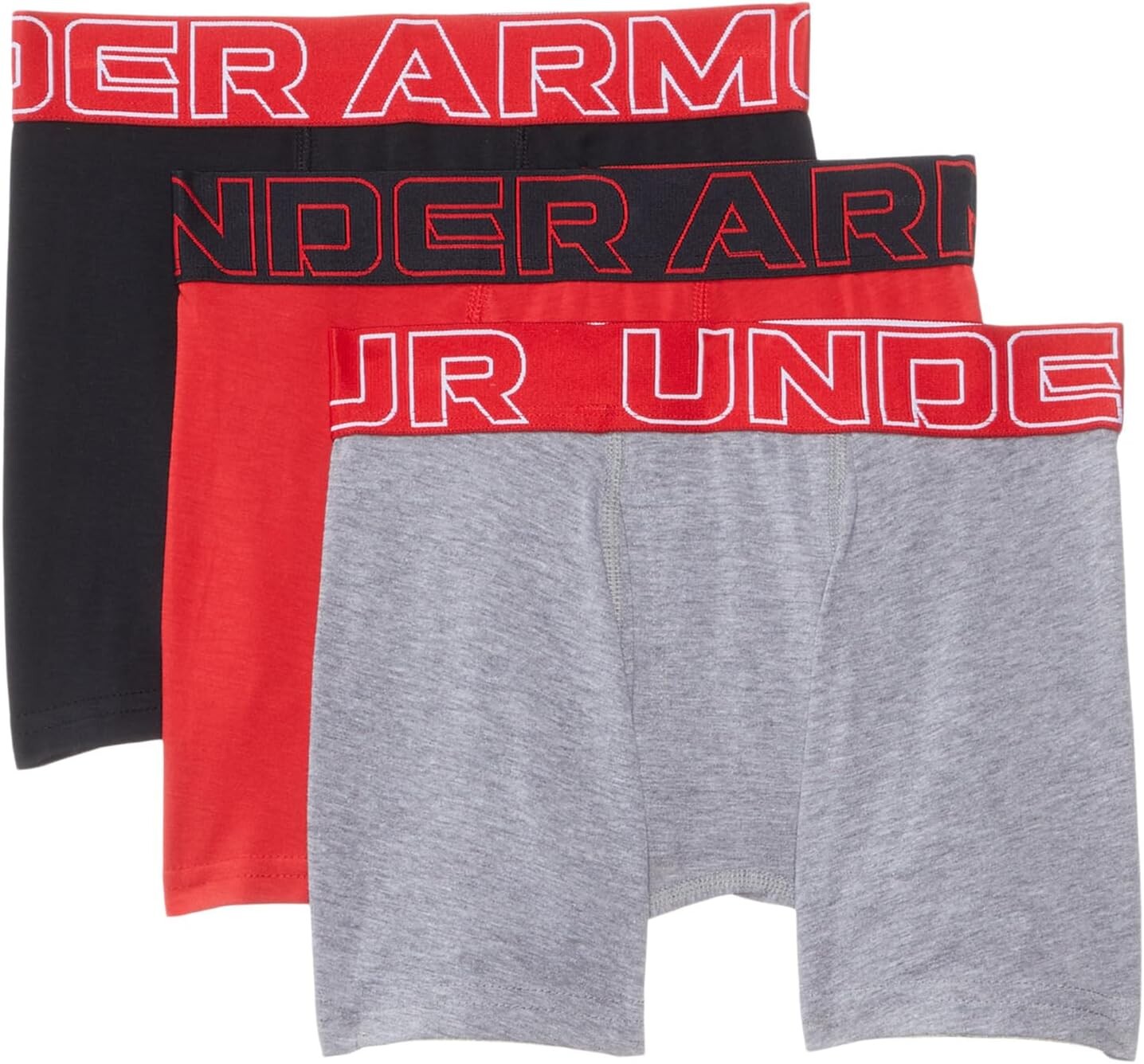 

Боксеры Under Armour Kids Boxer Brief Underwear, красный