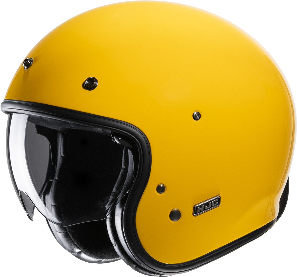 

HJC V31 Solid Retro Реактивный шлем, желтый