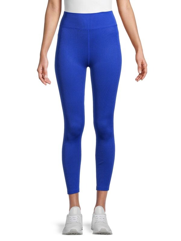 

Трикотажные леггинсы в рубчик Calvin Klein Performance Bold blue