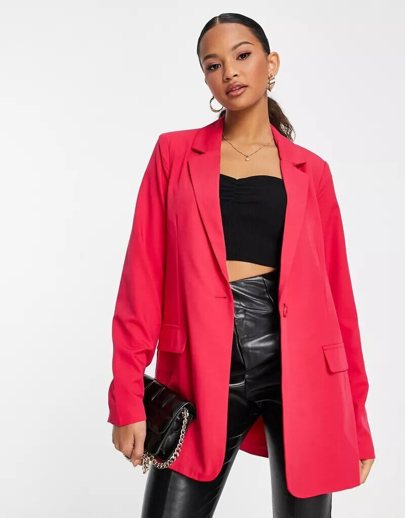 

Vero Moda – элегантный пиджак розового цвета