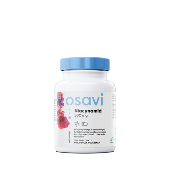 Osavi, Витамин В3 (никотинамид) 500 мг 60 капсул nature s way никотинамид 500 мг 100 капсул