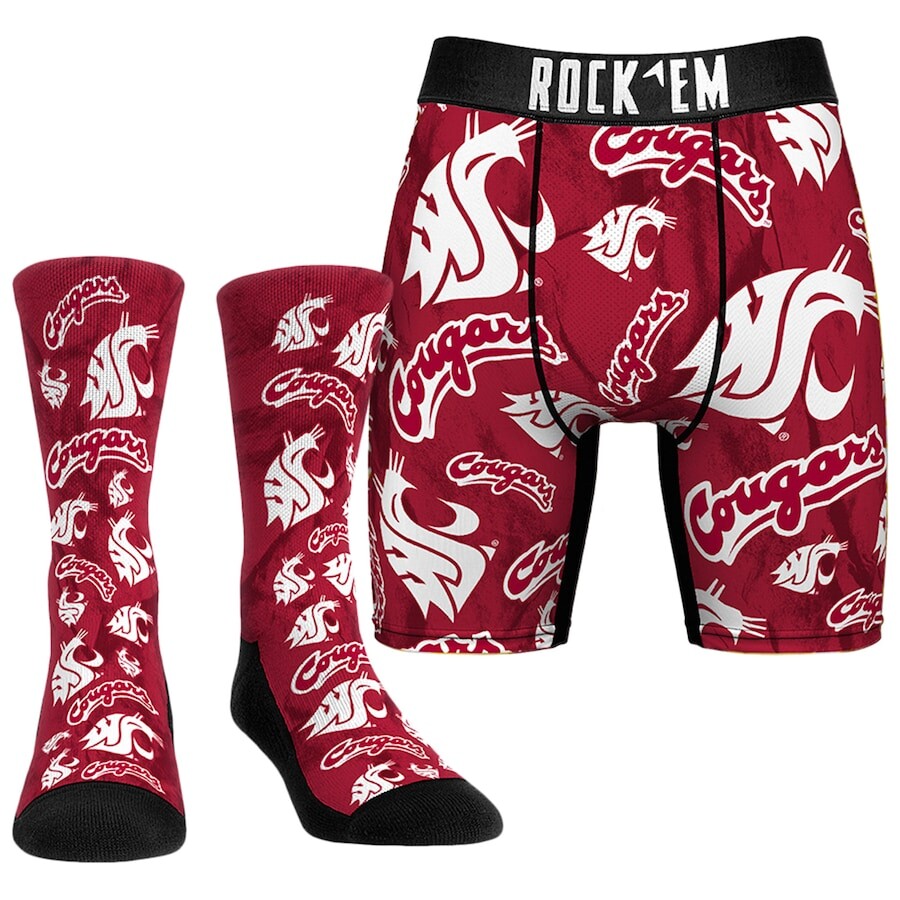 

Носки Rock Em Socks Washington State Cougars