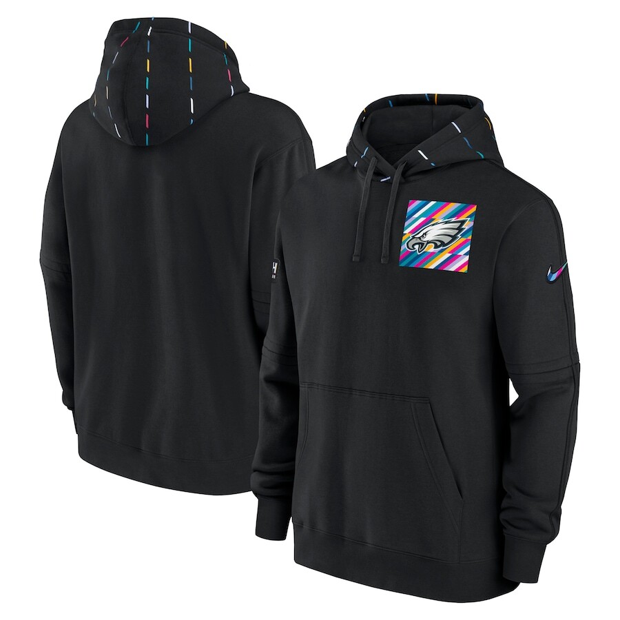 

Пуловер с капюшоном Nike Philadelphia Eagles, черный