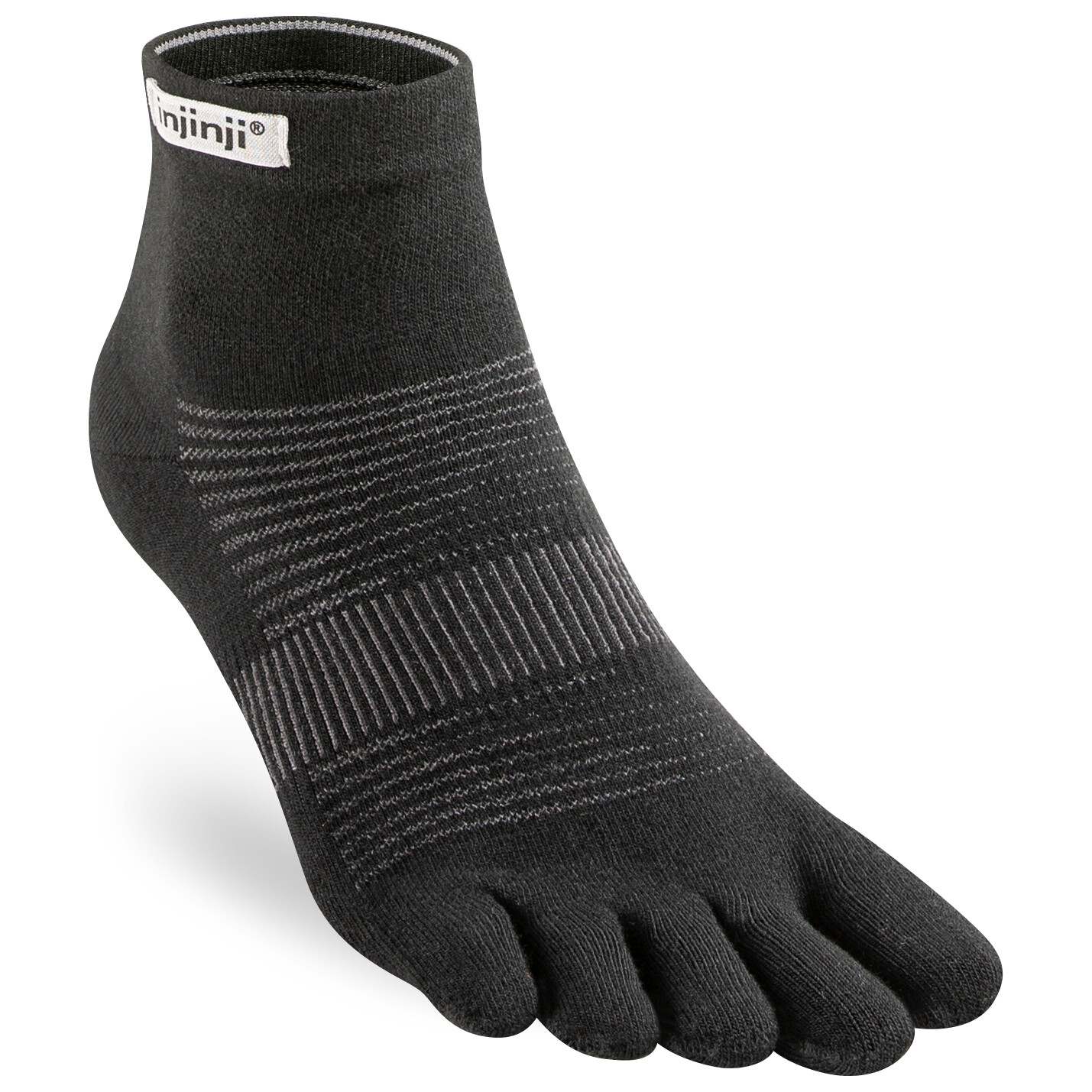 

Носки для бега Injinji Run Lightweight Mini Crew, черный