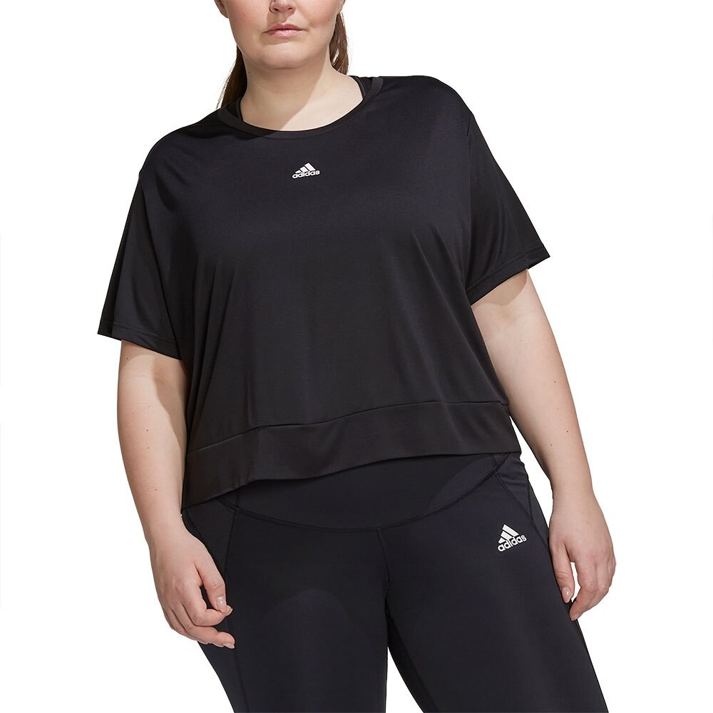 

Футболка adidas Aeroready Studio Loose Crop Big, черный
