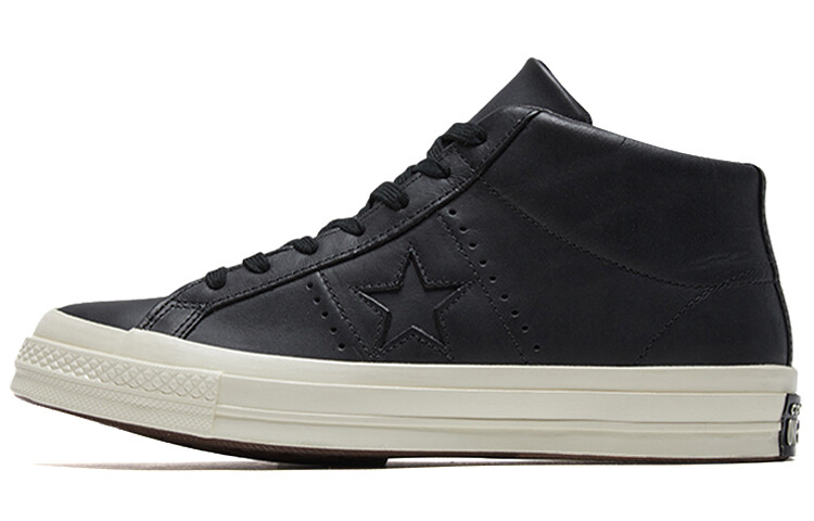 

Кожаные высокие кроссовки Converse One Star Premium, цвет Черный