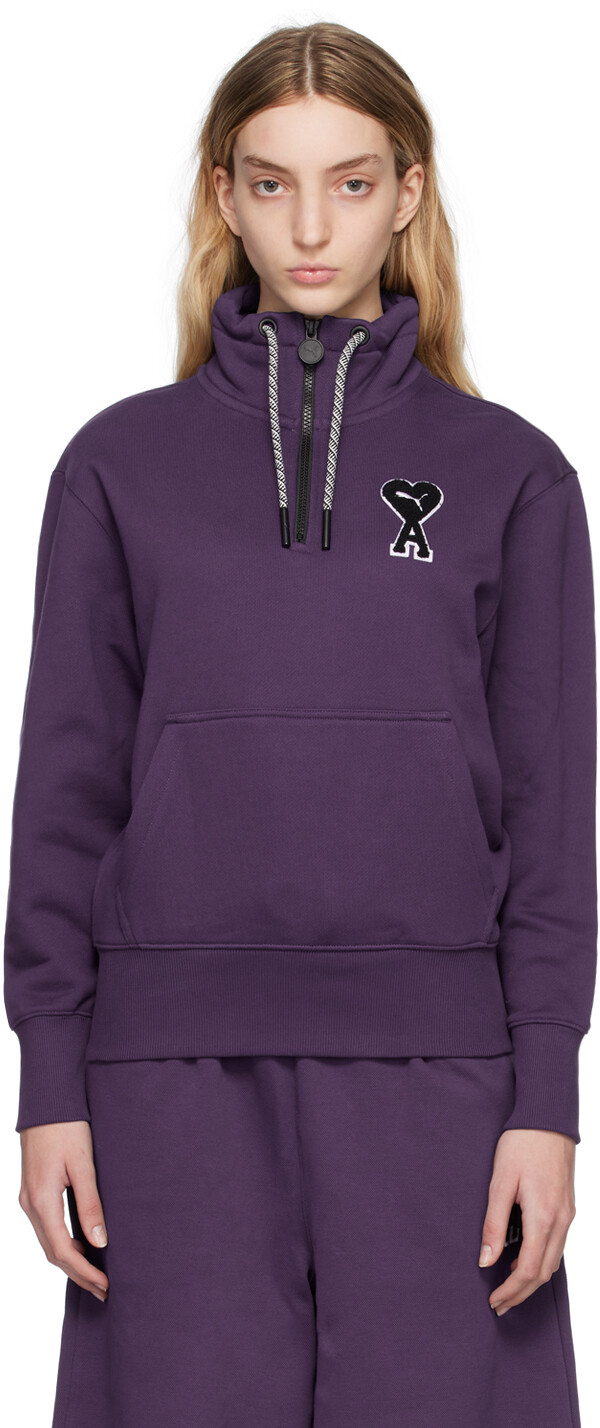 

Фиолетовая спортивная куртка Puma Edition AMI Alexandre Mattiussi, Фиолетовый