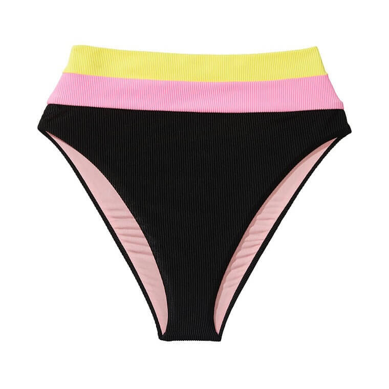 

Низ купальника Beach Riot Heidi, розовый/черный/салатовый