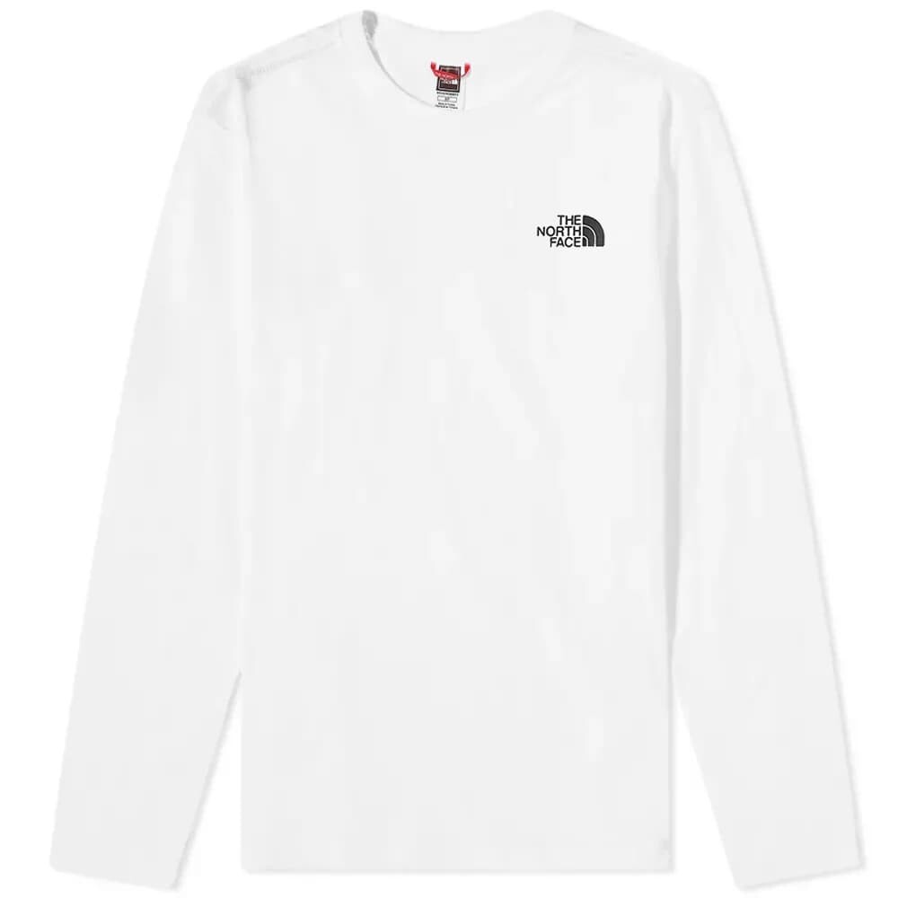 

Футболка The North Face Long Sleeve Red Box Tee, Белый
