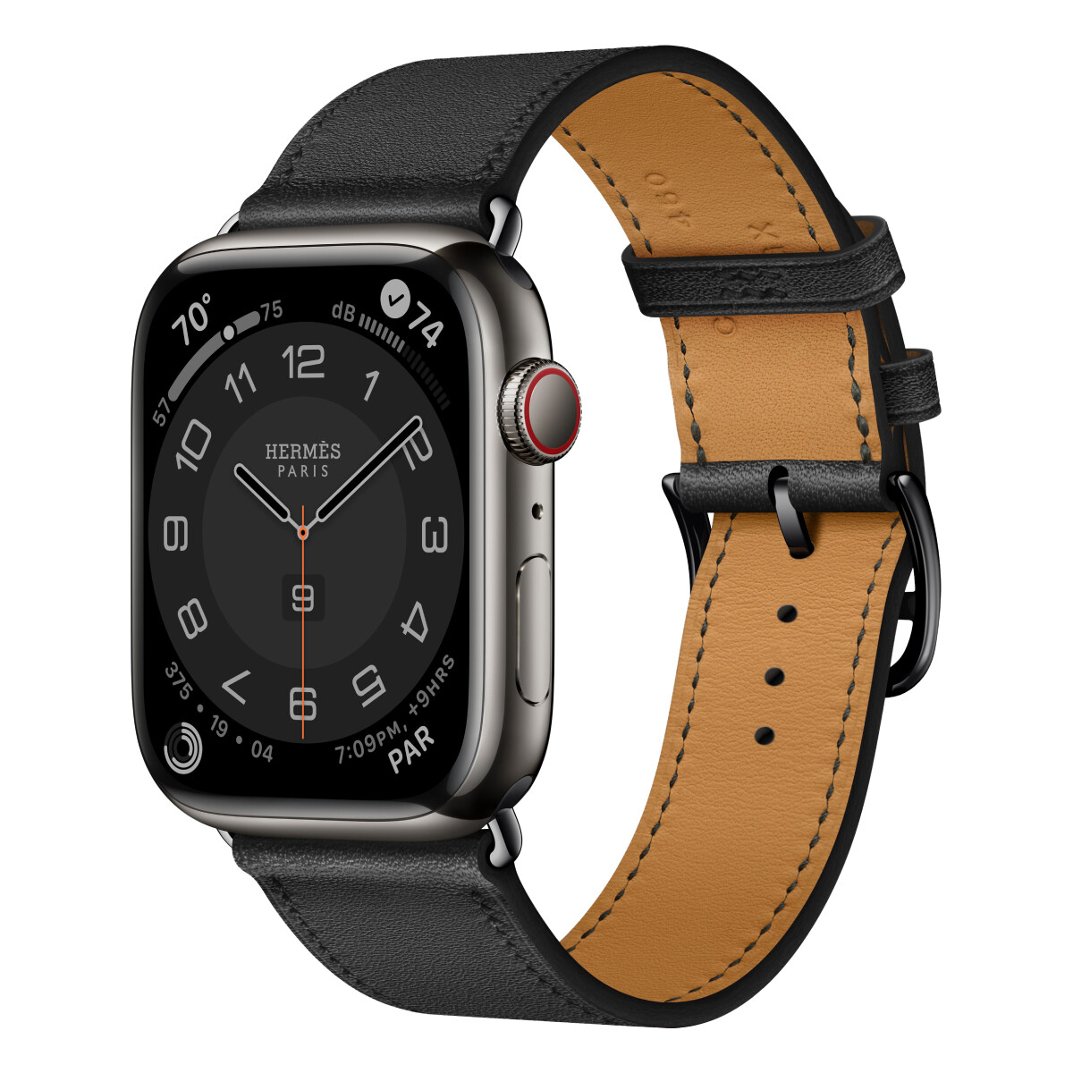 

Умные часы Apple Watch Series 8 Hermes (GPS + Cellular), 45мм, Space black/Noir
