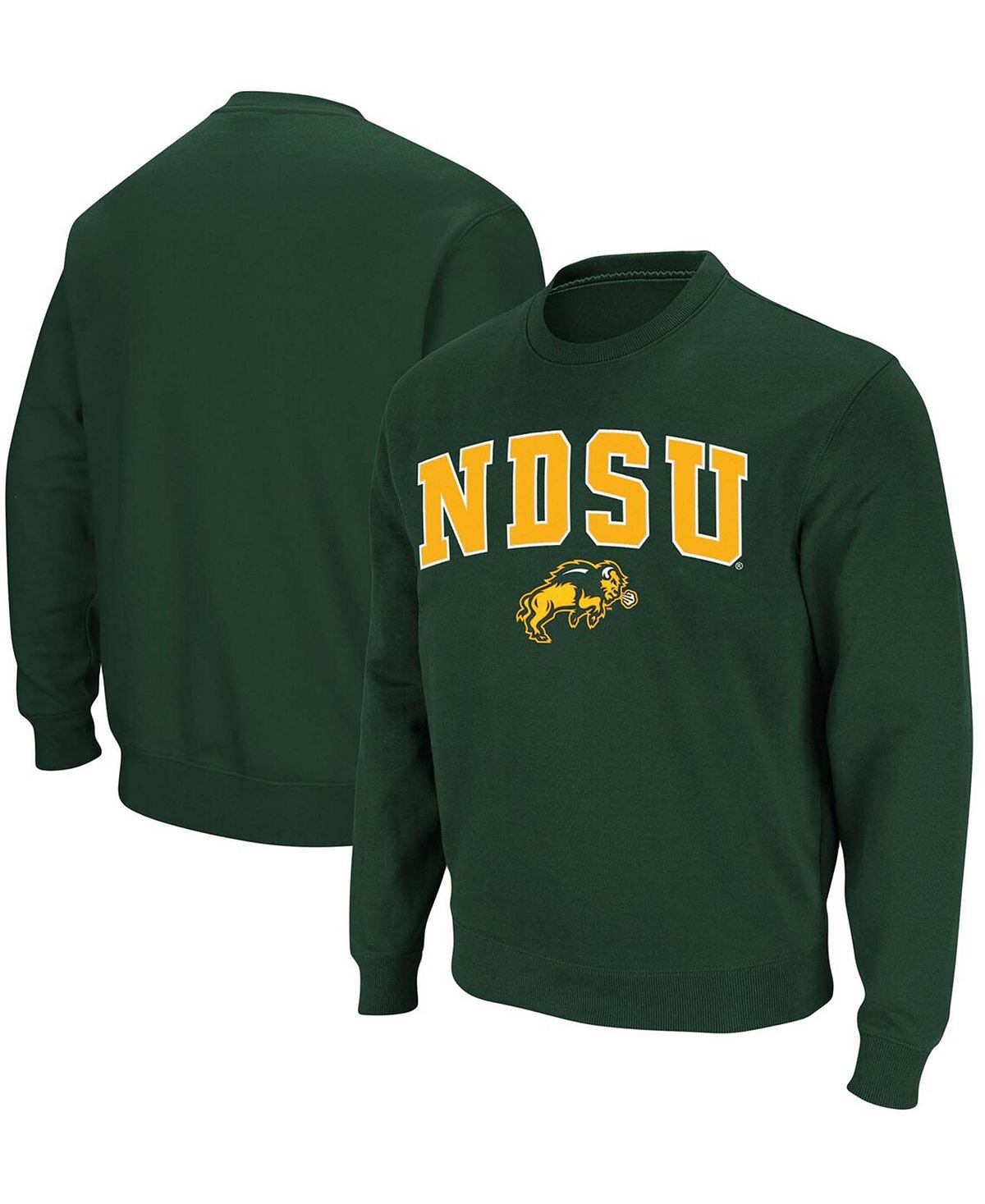 

Мужская зеленая толстовка с логотипом ndsu bison arch logo Colosseum, зеленый