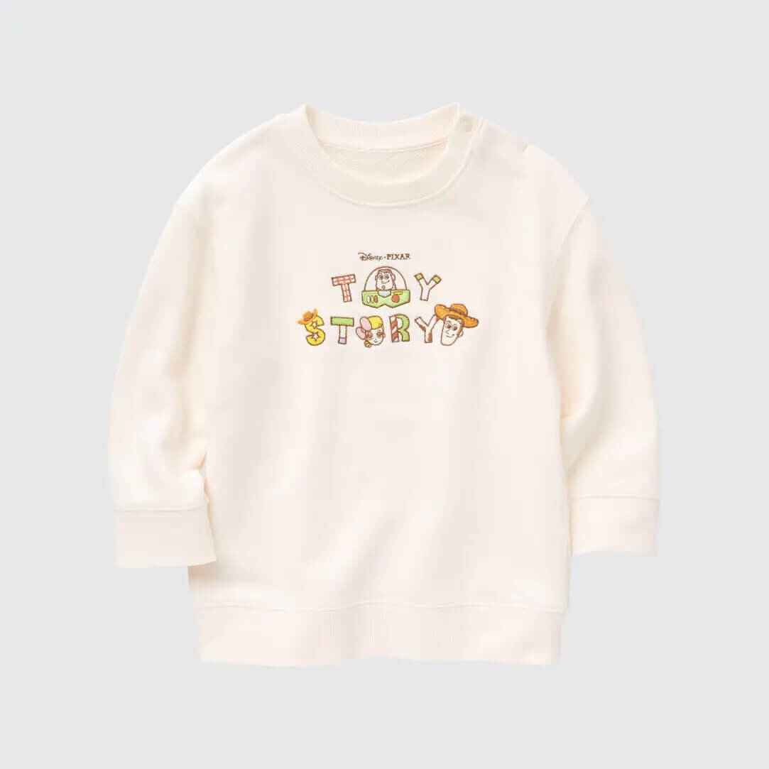 

Свитшот Uniqlo Toddler Pixar Collection Ut Graphic, светло-бежевый